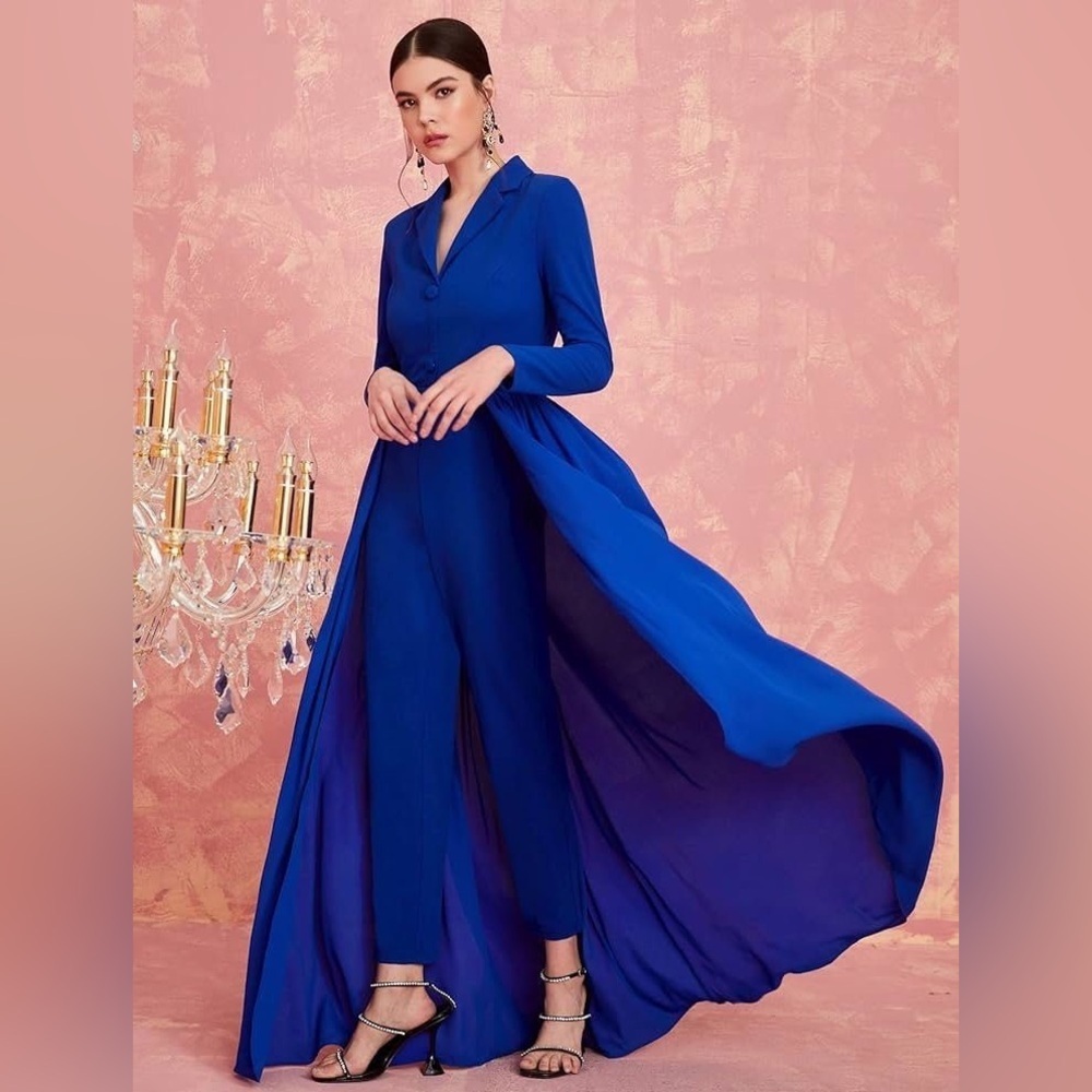 Shein Royal Blue Jumpsuit